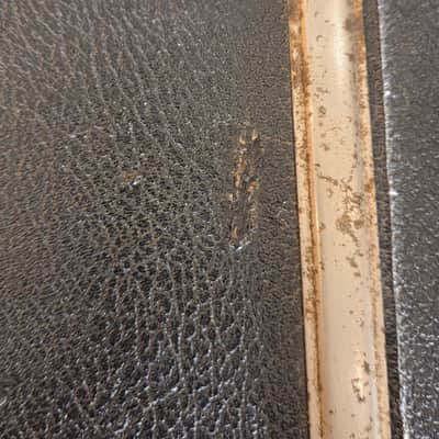Vintage 1965 Fender Bassman 2-Channel 50-Watt Guitar Amp Head Black Panel - Replaced Late 60’s Style Grill Cloth image 10