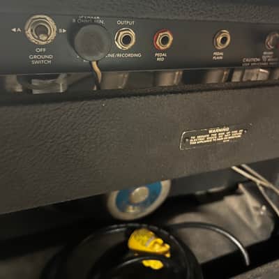 Fender Deluxe Reverb II 2-Channel 20-Watt 1x12" Guitar Combo 1981 - 1986 - Black image 5
