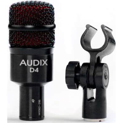 Audix D4 Hypercardioid Dynamic Drum and Instrument Microphone image 2