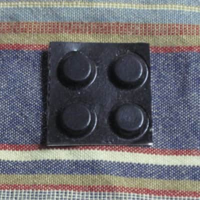 used Boss bottom plate (NO: rubber padding,label,serial number) for compact sized pedal - specifically from mid 1980s - metal, OUTER side: semi-gloss gray fiish / INNER side: flat gray finish -- back end has factory made small cut out for power jack image 19