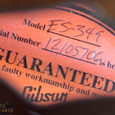 2015 Gibson ES-349 - Limited Edition 1 of 50 - Rare Walnut finish with Gold Hardware! image 16