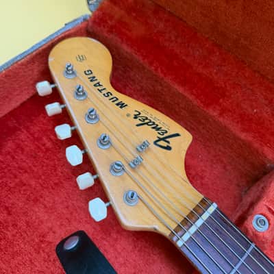 1974 Fender Mustang 3-Tone Sunburst image 10