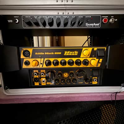 Markbass Little Mark 800 800-Watt Bass Amp Head 2010s - Black / Yellow image 2