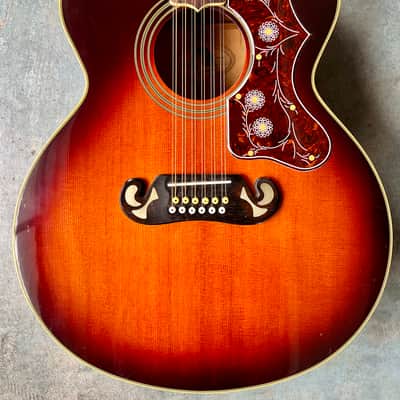 Epiphone by Gibson EJ-212 1991 - Vintage Sunburst image 2