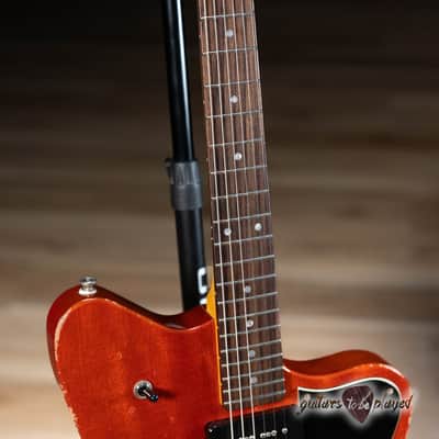Fano PX6 Alt de Facto Mahogany Wraptail Guitar w/ Lollar P-90s – Faded Cherry image 4
