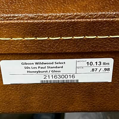 Gibson Wildwood Select Les Paul Standard '50s in Honeyburst 2019 - 2024 - Honeyburst image 13
