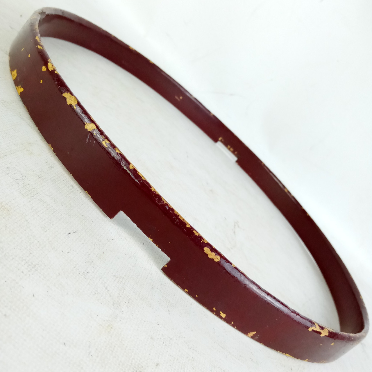 Gretsch 14"Marching Snare Resonant Drum Wood Hoop/Rim Vintage 50s Burgundy Maple — main photograph