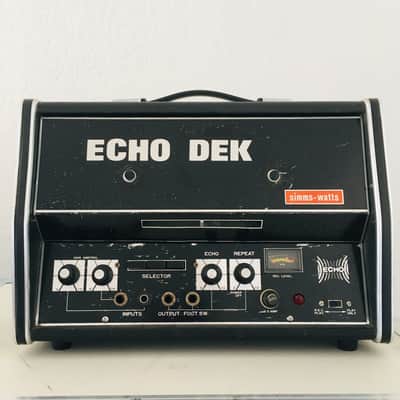 Vintage refurbished Simms-Watts Echo Dek tape echo 1970's copicat echoplex space echo image 1