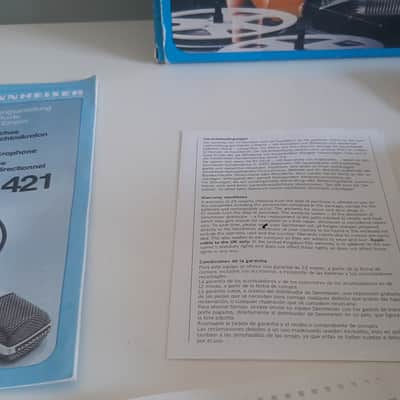 Sennheiser MD 421-U4 Cardioid Dynamic Microphone 1960s - 1990s - Black image 5
