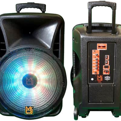 2 MR DJ USA DJ18BAT 18" 5000W Max Power Speaker with Built-In Bluetooth & Battery image 4