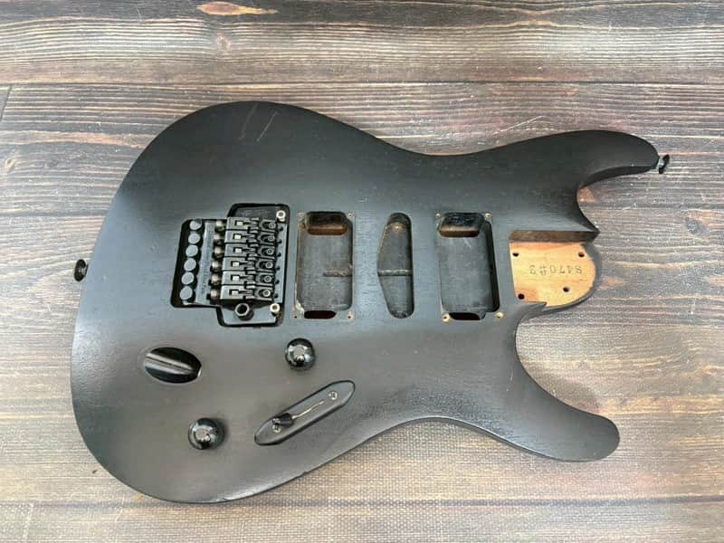 1999 Ibanez S470 Body Mahogany Black w/Lo-TRS Tremolo Made in Japan image 1