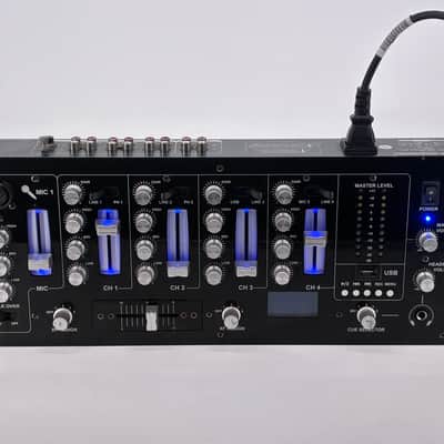 Skytec - STM-3005Rec - DJ Mixer - USB recording - Pianoblack with