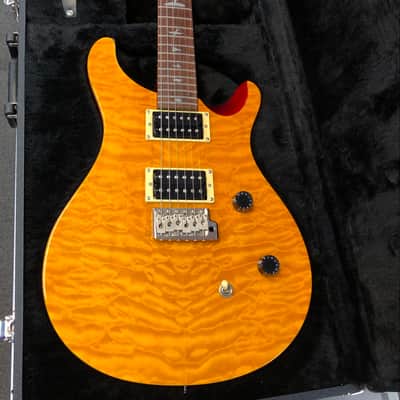 PRS SE Custom 24, 25th Anniversary 2009 Made In Korea Vintage Yellow with Deluxe Case - Pre Owned image 2