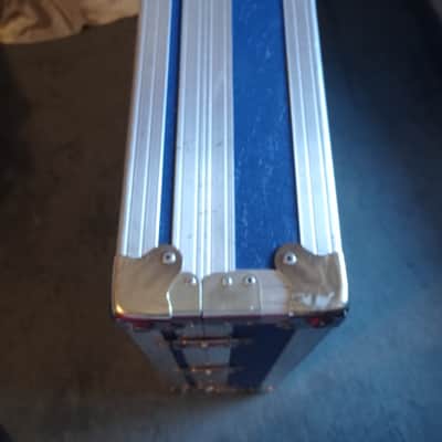 Paiste RARE, Vintage, Collectable flight case 24" 80s - Blue and chrome with red logo image 14