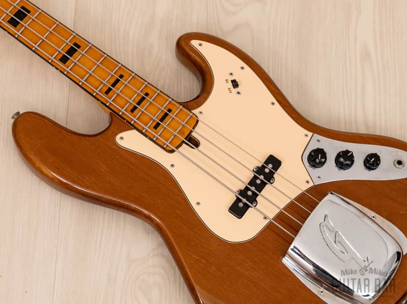 1974 Greco JB-550 Vintage Jazz Bass Mahogany w/ Power Booster