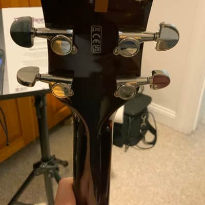 Gretsch G6129T-89 Vintage Select '89 Sparkle Jet with Gretsch Hardshell Case and all Case Candy 2025 Model in Gold Sparkle image 8