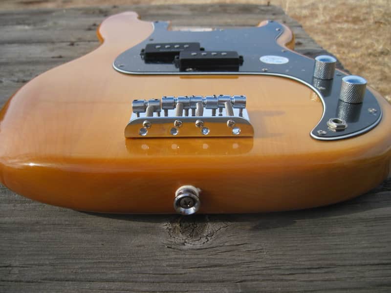 Fender Squier Precision Bass Body 2010 Natural/Amber | Reverb Finland