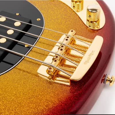 Ernie Ball Music Man StingRay 4 H Special, Cherry Punch / Ebony image 3
