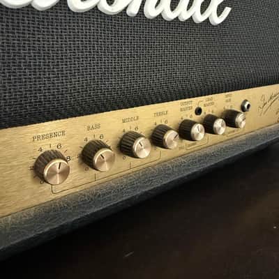 Marshall JCM Slash Signature 2555SL 2-Channel 100-Watt Guitar Amp Head 1996 - 1997 - Black image 3