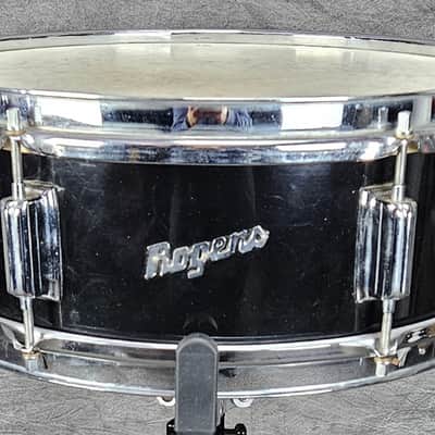 Rogers Luxor 14x5 Snare Drum 1960s - Jet Black Pearl image 1