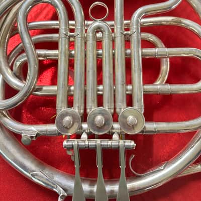 C.G. Conn 14D Student Model Single French Horn 2010s - Clear-Lacquered Brass image 1