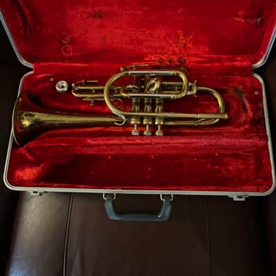 York 75th Anniversary (for parts) Bb cornet (1957) SN 210335 image 1