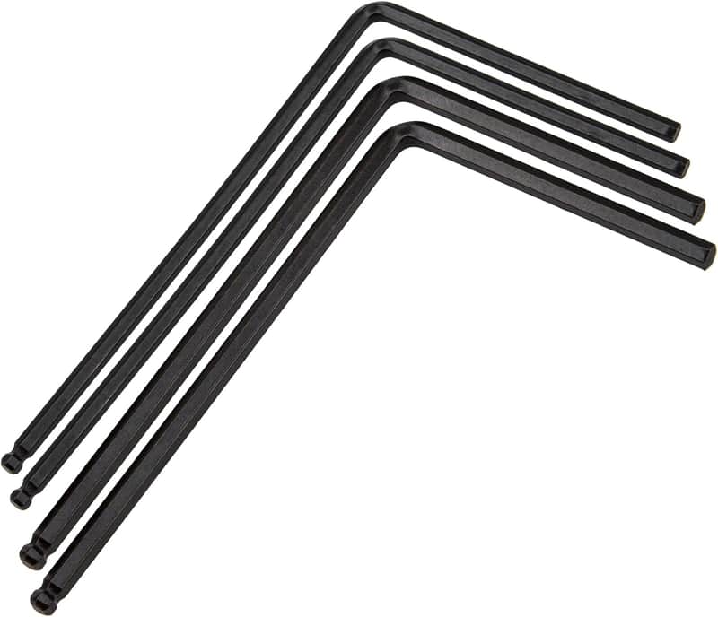 4mm / 5mm Guitar Truss Rod Wrench, Allen Wrench Tool Ball End Compattible with Martin Acoustic Guitar Truss Rod Adjustment And Deep or Narrow Truss Adjustment (Black) image 1