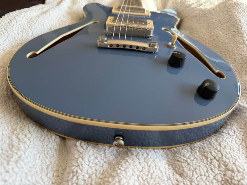 D'Angelico Excel Mini DC Tour Collection 2023 - Present - Slate Blue image 1