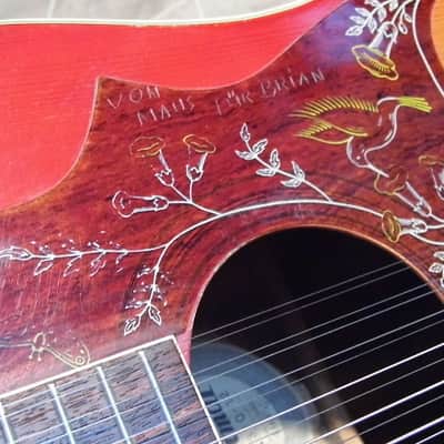 vintage CIMAR 370 12 string dreadnought Guitar pre Ibanez lawsuit miJ Japan 1970 image 18
