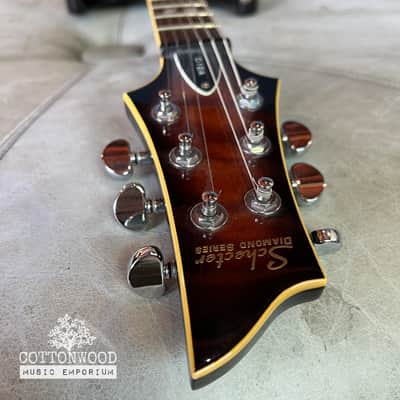2006 Schecter Diamond Series C-1 E/A Semi-Hollow Hybrid Guitar – Dark Vintage Sunburst image 20