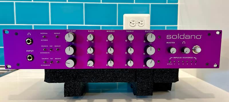 Soldano X88-IR Rackmount Guitar Preamp 2024 - Present - Purple image 1