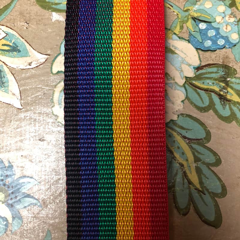 Ernie Ball Polypro Guitar Straps-Rainbow image 1
