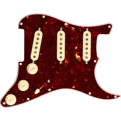 Fender Pre-Wired Strat Pickguard Assembly Original '57/'62 SSS 11-Hole - Tortoise Shell image 1