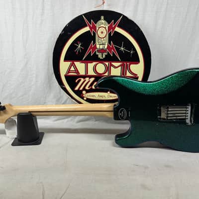 Fender Special Edition FSR Flip Flop Standard Stratocaster Guitar - upgraded! 2004 - Green-Blue image 8