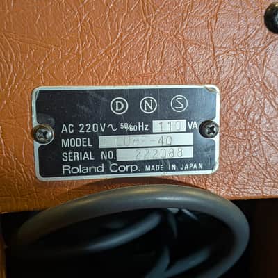 Roland CUBE-40 40-Watt 1x10" Guitar Combo 1978 - 1989 - Orange image 6