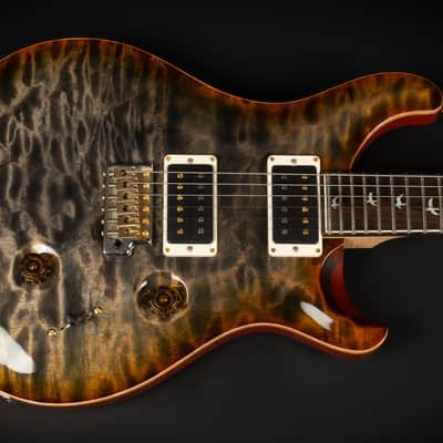 2015 PRS 30th Anniversary Wood Library Custom 24 Quilt 10-Top - Burnt Maple Leaf | USA Limited Edition Satin Flame Maple Neck Ziricote Fretboard 3.4kg | Coa OHSC image 4