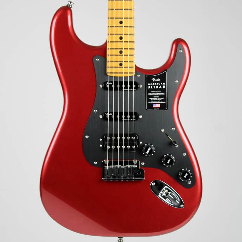 Fender American Ultra II Stratocaster HSS - Sinister Red 2025 w/OHSC (0119152799)