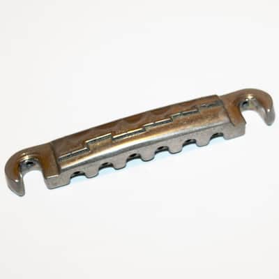 Gibson 1962 Compensated Wrap Around Tailpiece Lightning Bolt Comp Nickel 1963 1964 1960's image 1