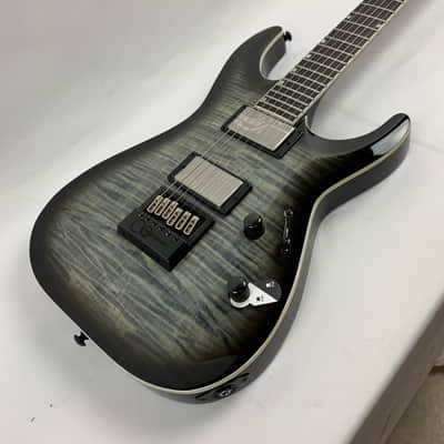 ESP LTD MH-1000 EverTune Electric Guitar Flame Maple Charcoal Burst B-Stock MH1000 MH 1000 - Korea image 6