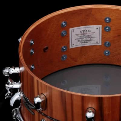 Tama Star Reserve G-Mahogany Snare Drum Satin Natural Tineo image 2