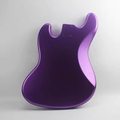 Metallic Purple Jazz Bass Style Alder Wood Body image 2