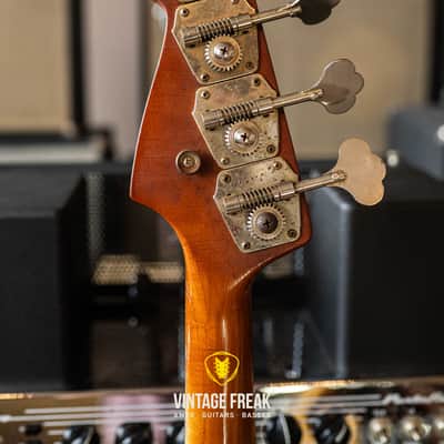 Fender Fullerton Jazz Bass Stacked Knob 80's - Sunburst image 11