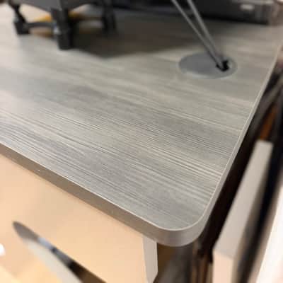 Zaor Miza M Flex Studio Workstation Desk – Grey Wengé - MINT image 9