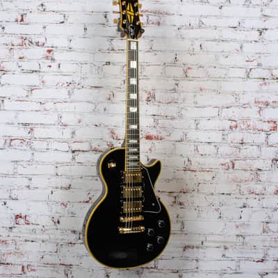 Epiphone - 2020 Joe Bonamassa Les Paul Custom Black Beauty Electric Guitar Antique Ebony w/OHSC and COA - USED image 6