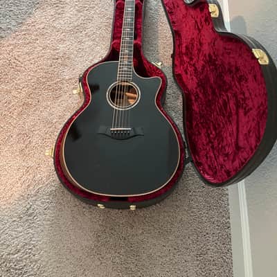 Taylor 814ce Blacktop 2023 - Black top, with Rosewood back and sides image 10