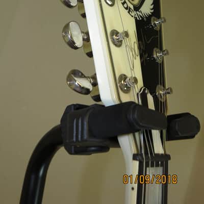 2005 Dean Guitars USA Custom Shop SIGNED Michael Schenker Black & White Electric Guitar #101 image 4