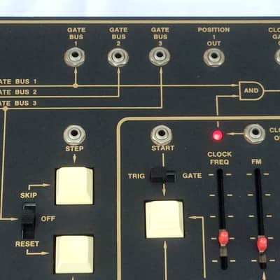 Original ARP 1601 Sequencer 1976 Black with Gold Lettering image 19