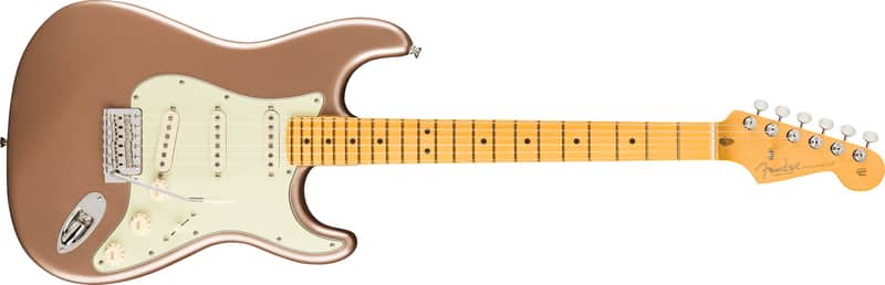 FENDER - American Professional Classic Stratocaster  Maple Fingerboard  Faded Firemist Gold - 0114942384 image 1