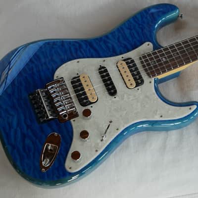 Video! 2021 Fender Michiya Haruhata Stratocaster Carribean Blue image 2