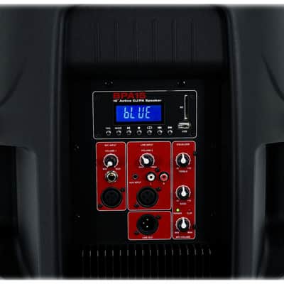 Rockville BPA15 15" 800w Powered DJ PA Speaker w/ Bluetooth + Padded Slip Cover image 12
